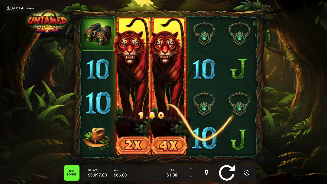 Untamed Slot - Stake.com